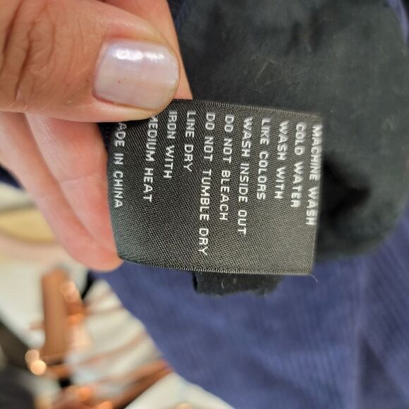 Fried rice nyc blue corduroy baggy button fly pants - Picture 2 of 9